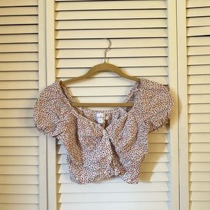 Princess Polly Floral Top Size 2